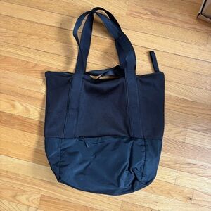 Large black Lululemon Tote Bag